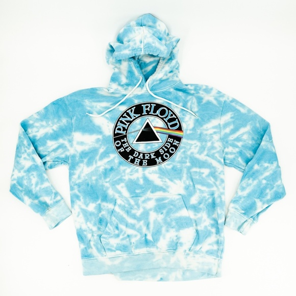 pink floyd tie dye hoodie